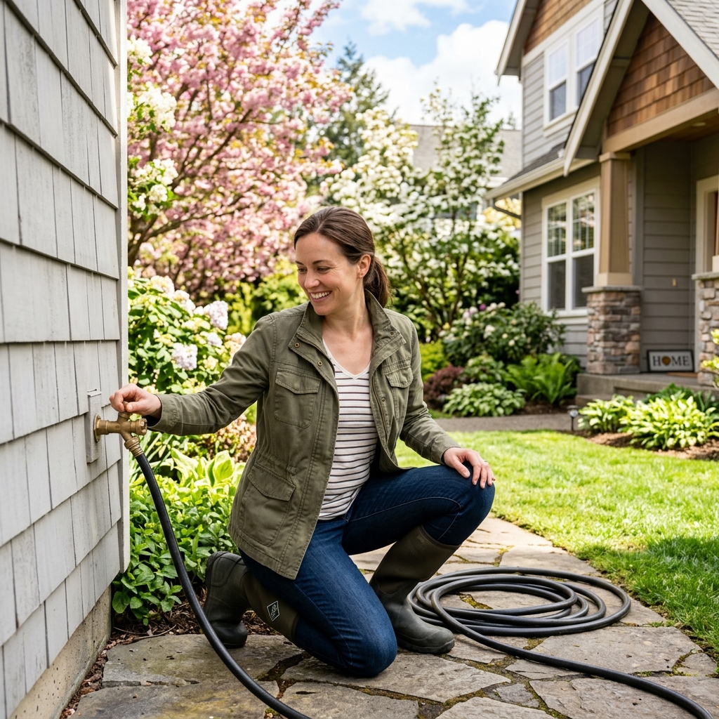 Spring plumbing checklist