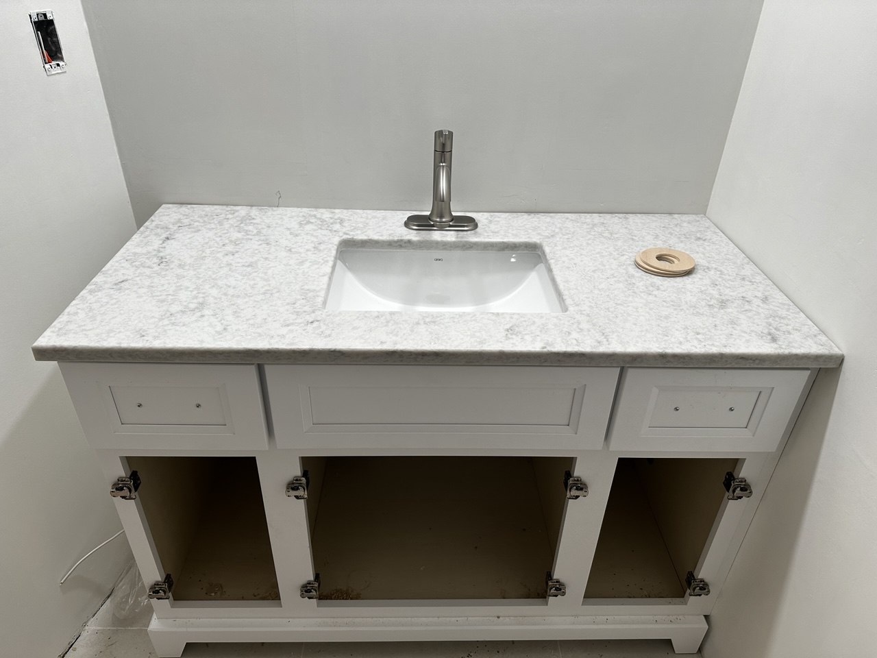 Bathroom Renovation – Shower Trim & Vanity Installation