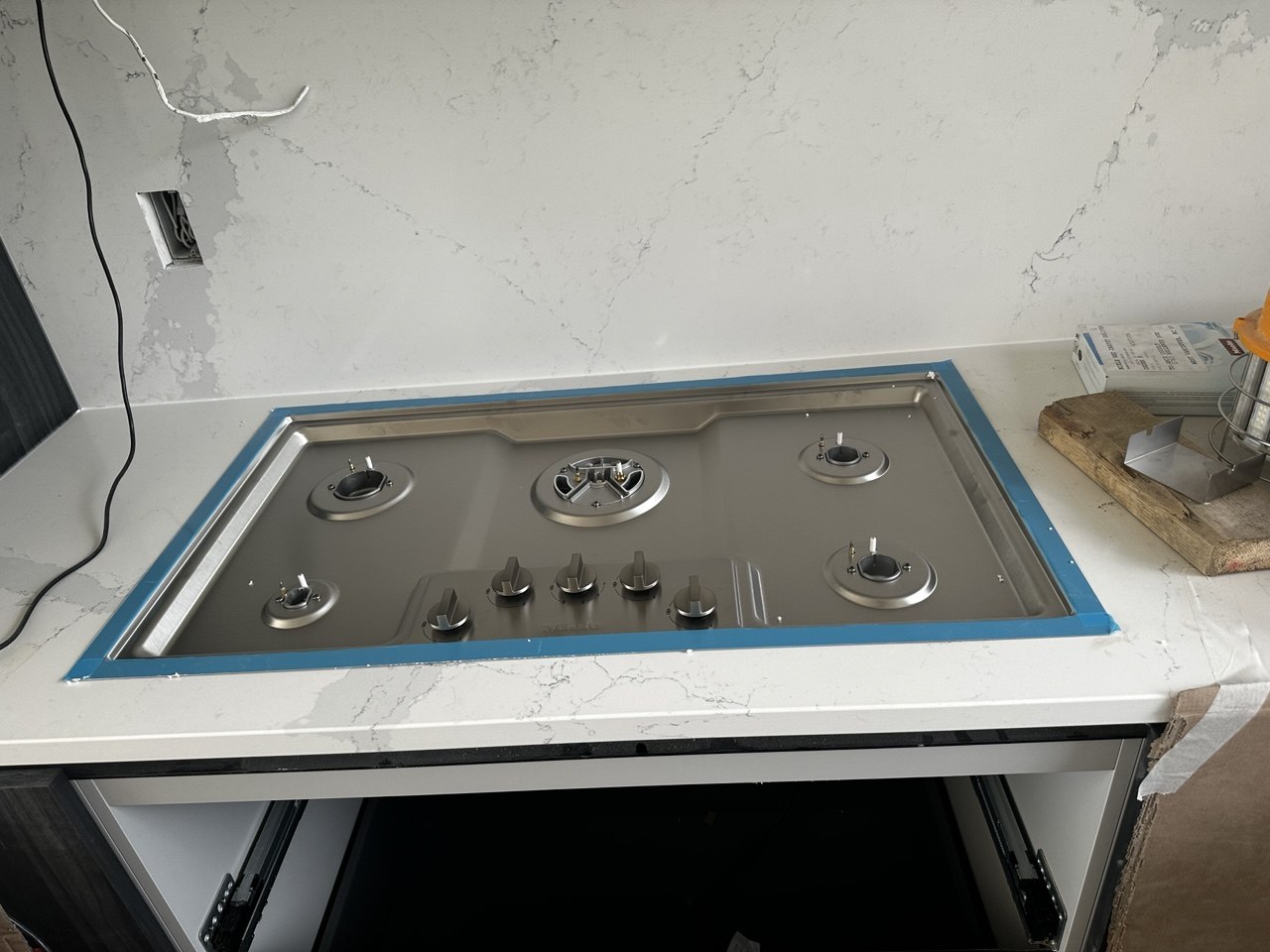 Gas Cooktop Installation